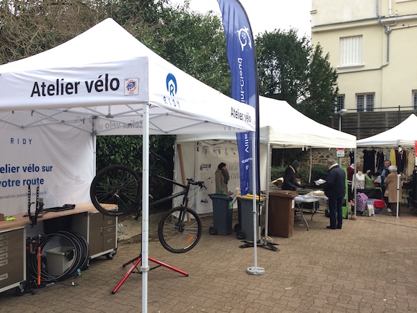 Atelier vélo au marché des Avelines