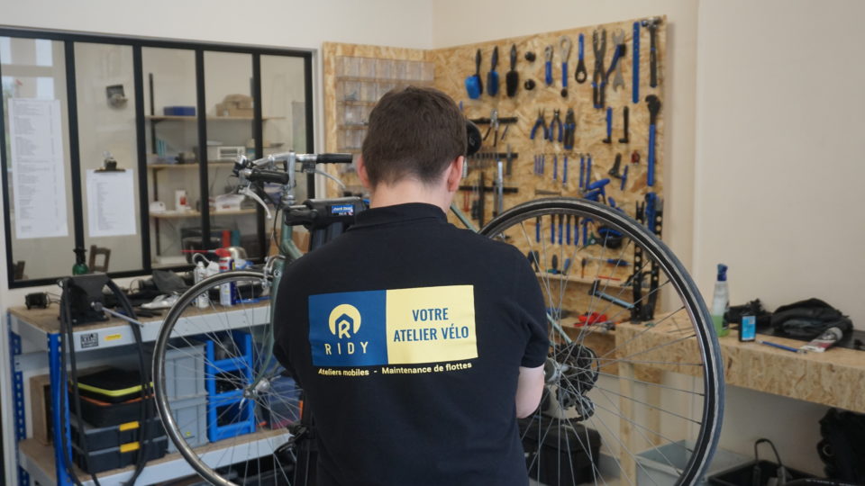 Photo de l'atelier Atelier réparation vélo – Ridy Paris 13